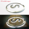 Водонепроницаемый металлический светодиодный передний LIT 3D знак логотип